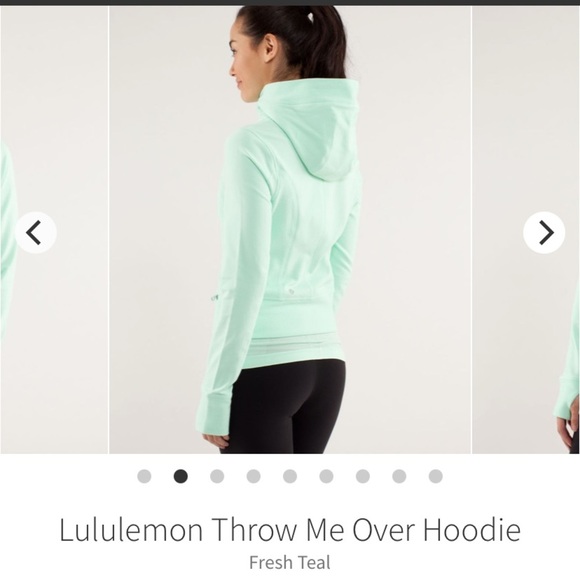 Lululemon Throw Me Over Hoodie In Fresh Teal. - Picture 9 of 10